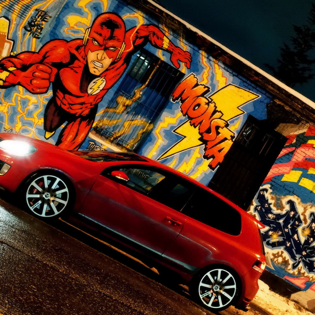 Volkswagen Golf GTI на улицах города