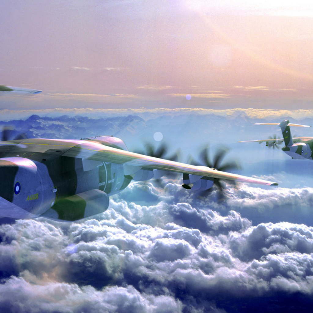 Самолеты над облаками