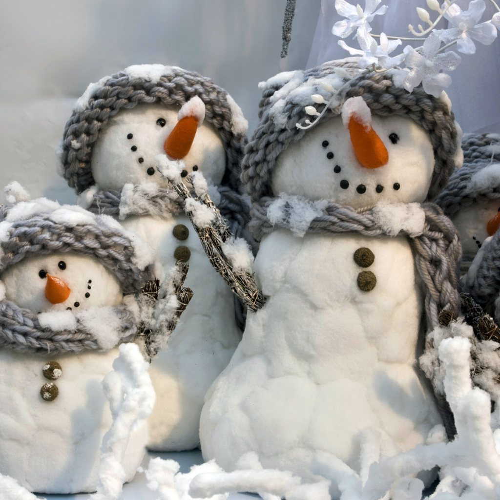 Снеговики на Рождество