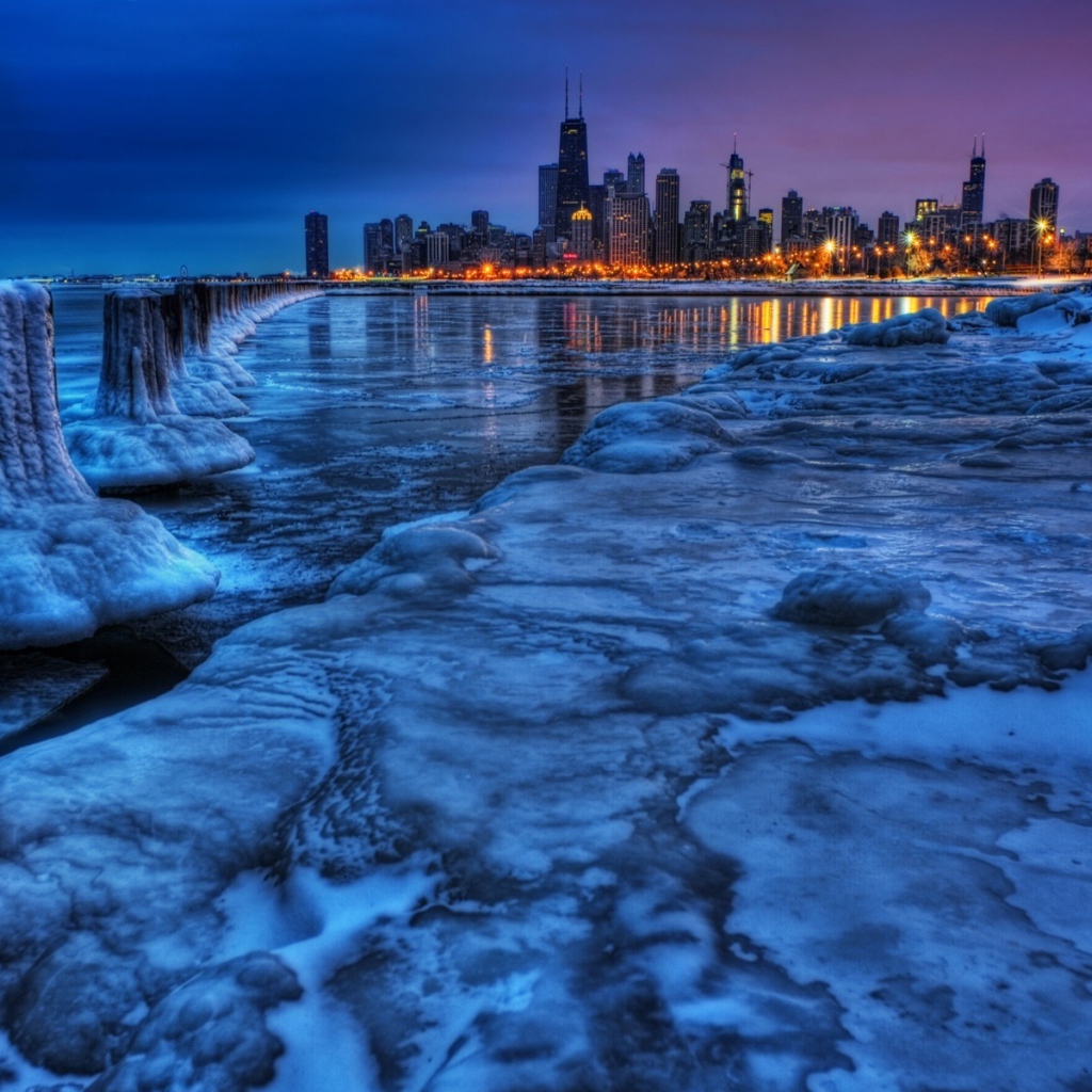 Мегаполис зимой