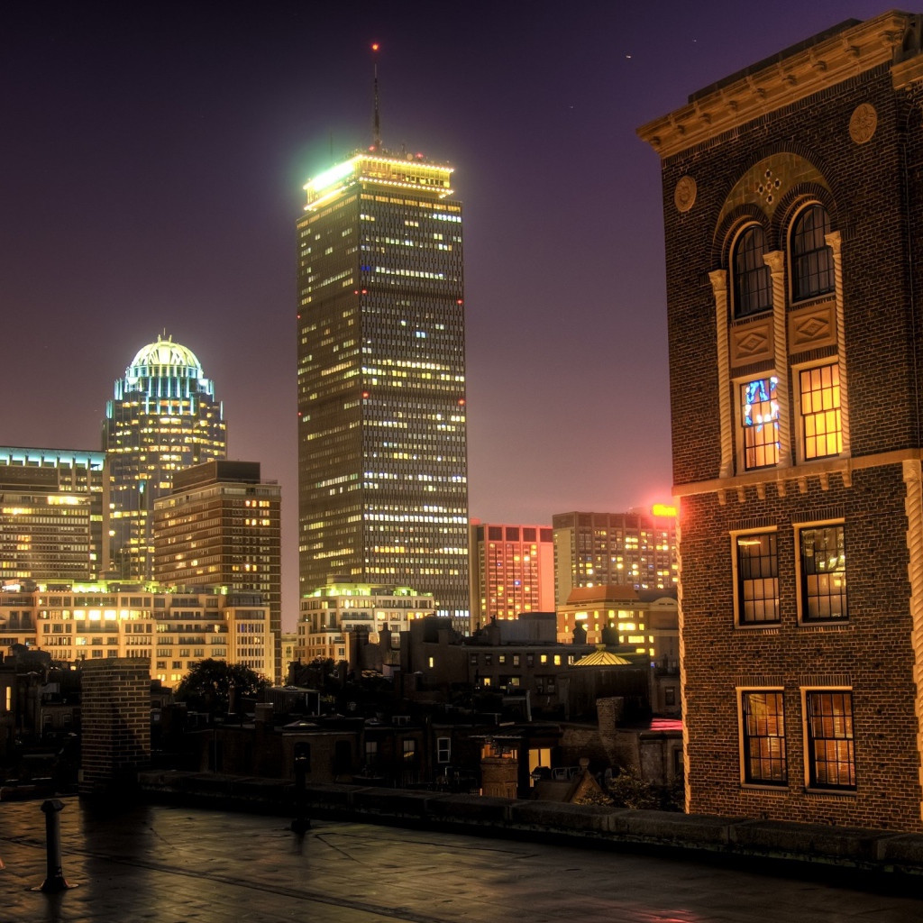 Ночной Бостон