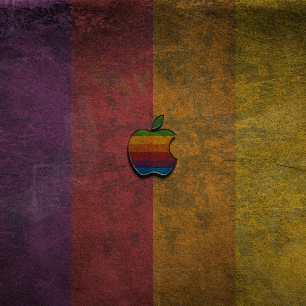 Разноцветное яблоко