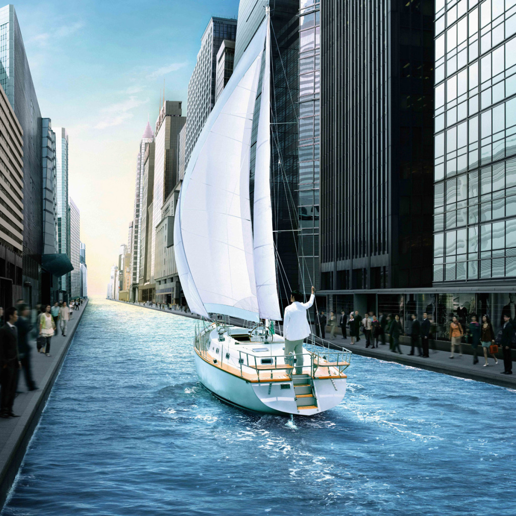 Двигаясь по ветру