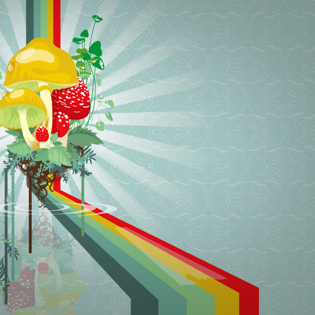 Грибная радуга