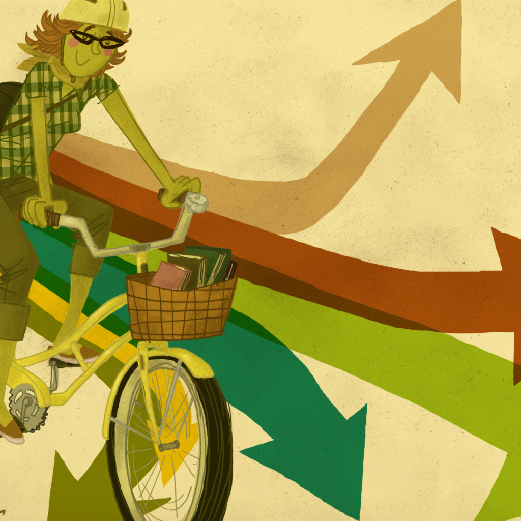 Поездка на велосипеде