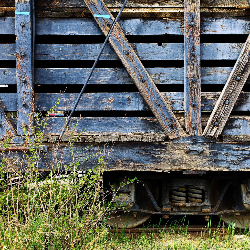 Вагон товарного поезда