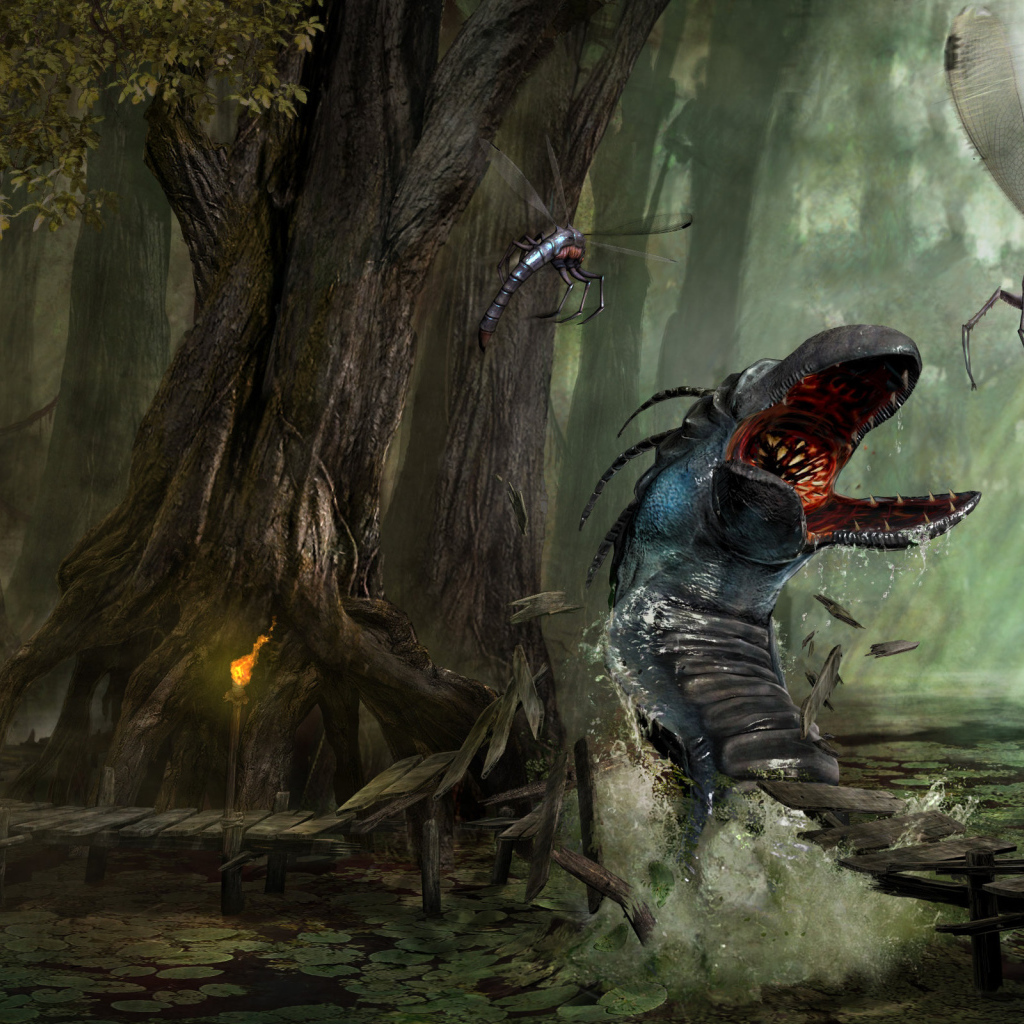 Монстр обитатель болот