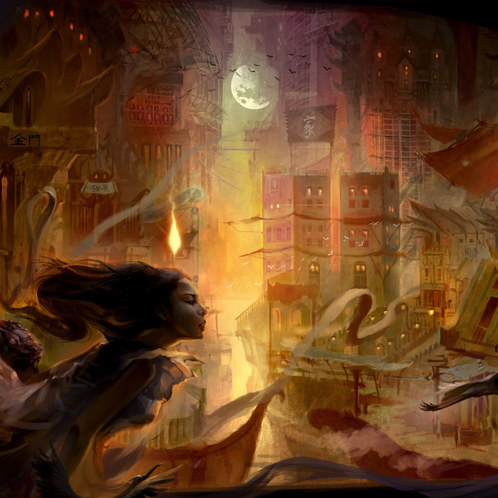 Ночной Шанхай