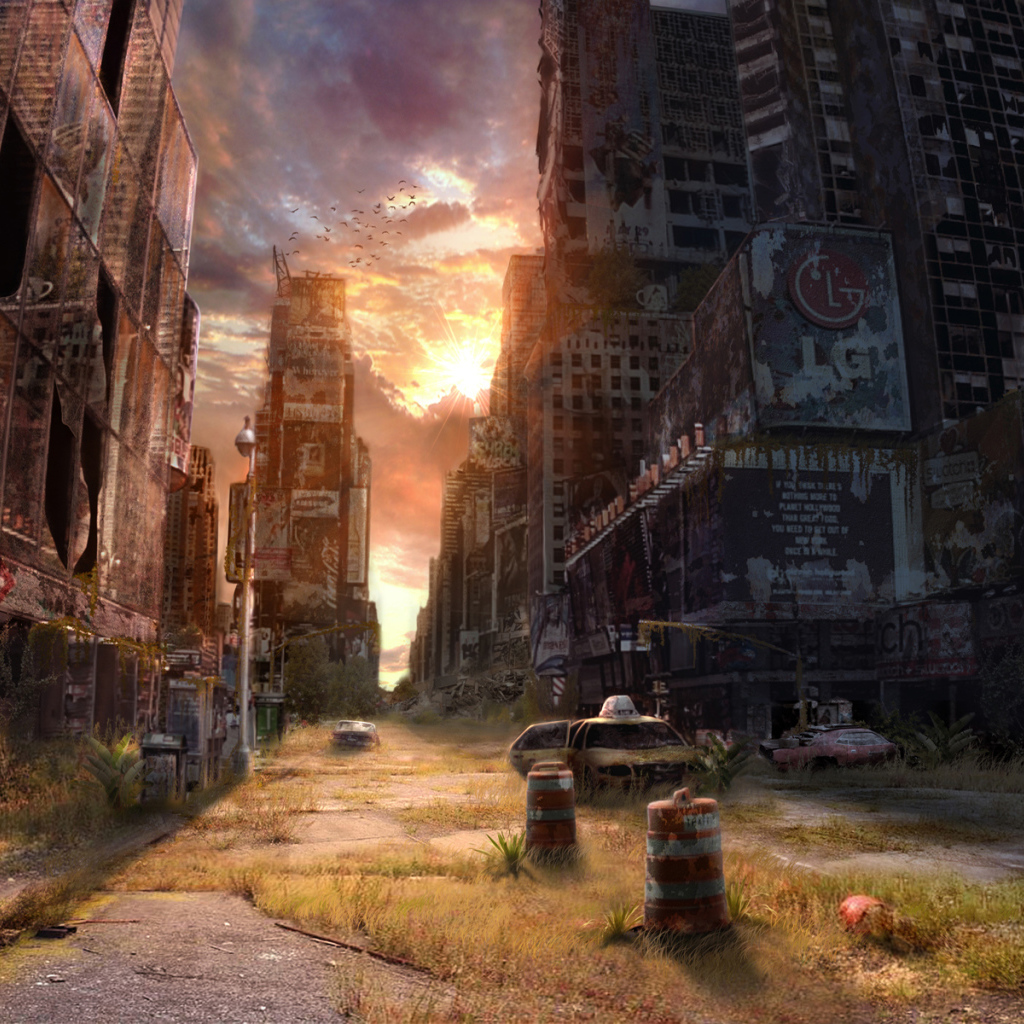 Закат на Таймс Сквер