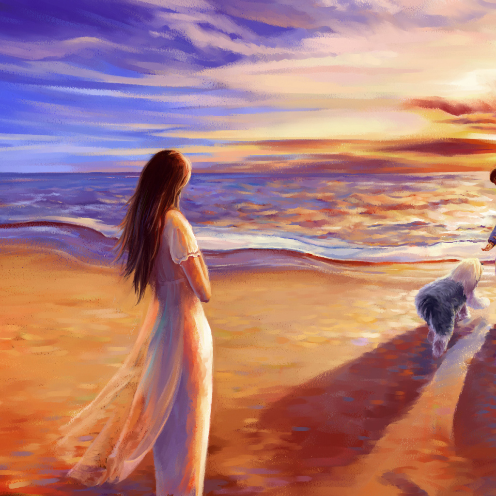 Прогулка по пляжу