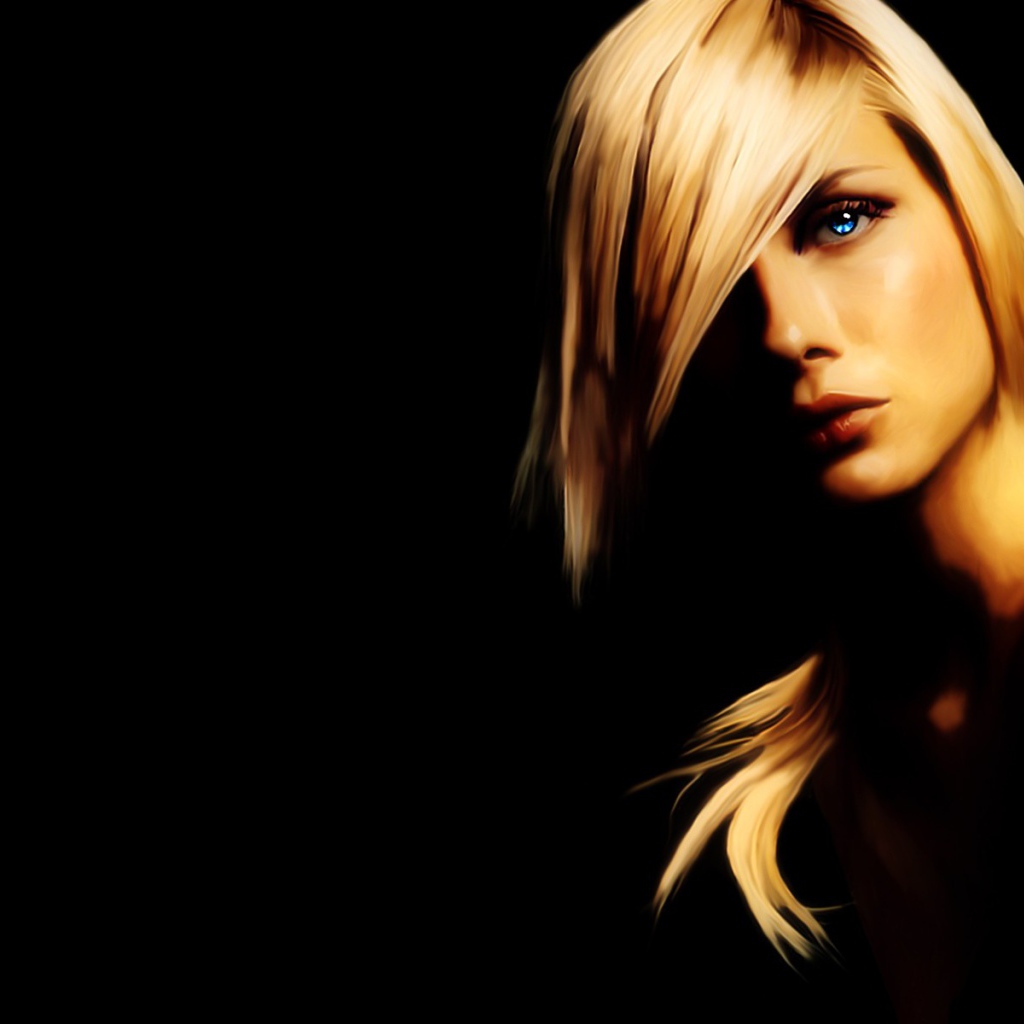 Девушка с голубыми глазами