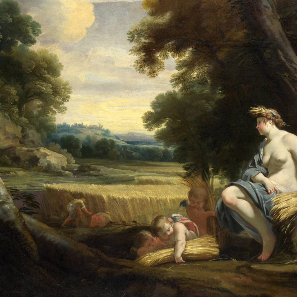 Живопись Дети на поле