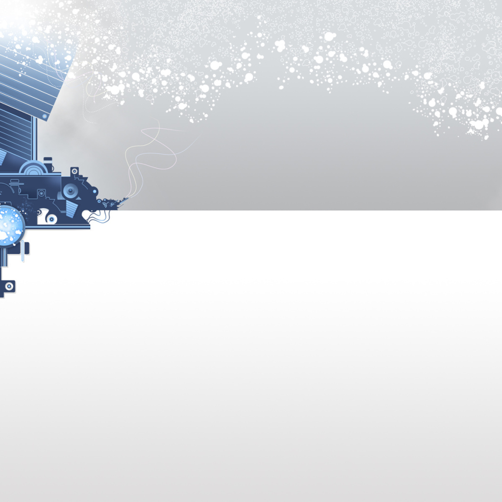 Графический снег