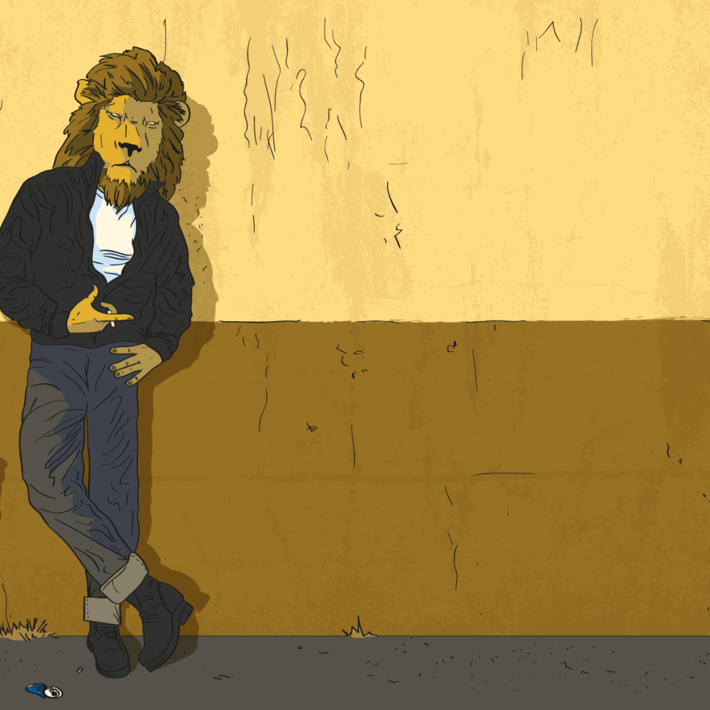 Городской лев