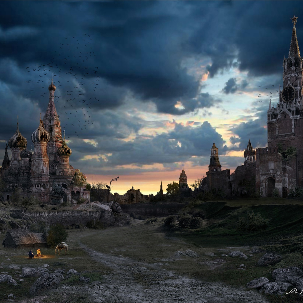 Постапокалиптический закат Москва