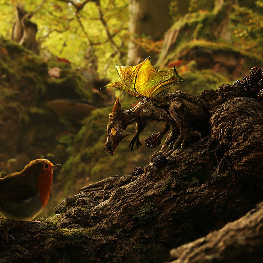 Птица и дракон