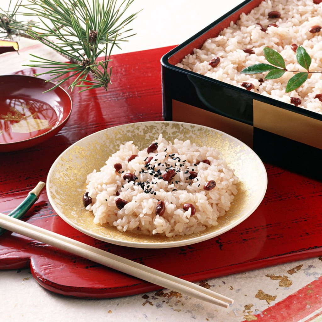 Рис с фасолью