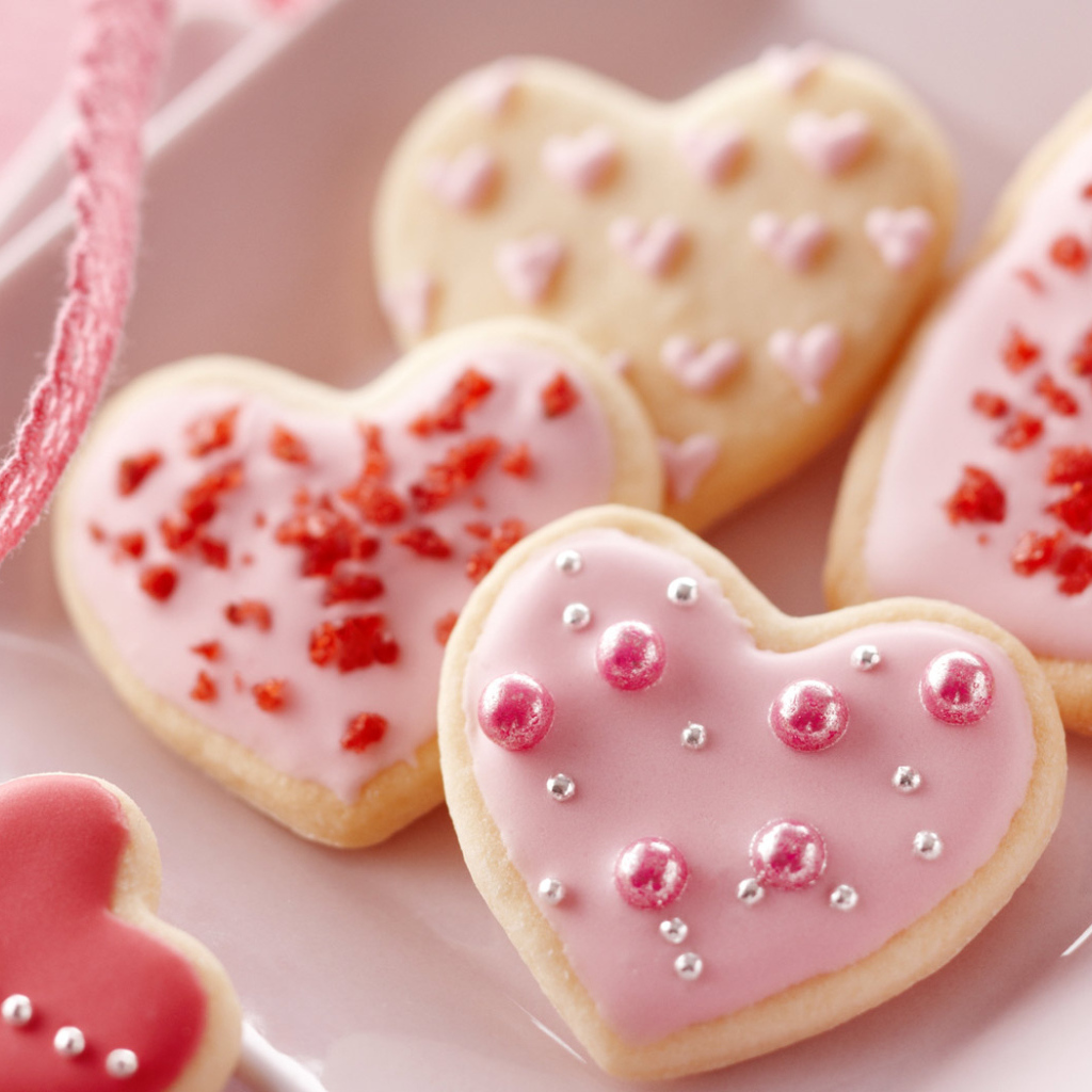 Печенье в форме сердца