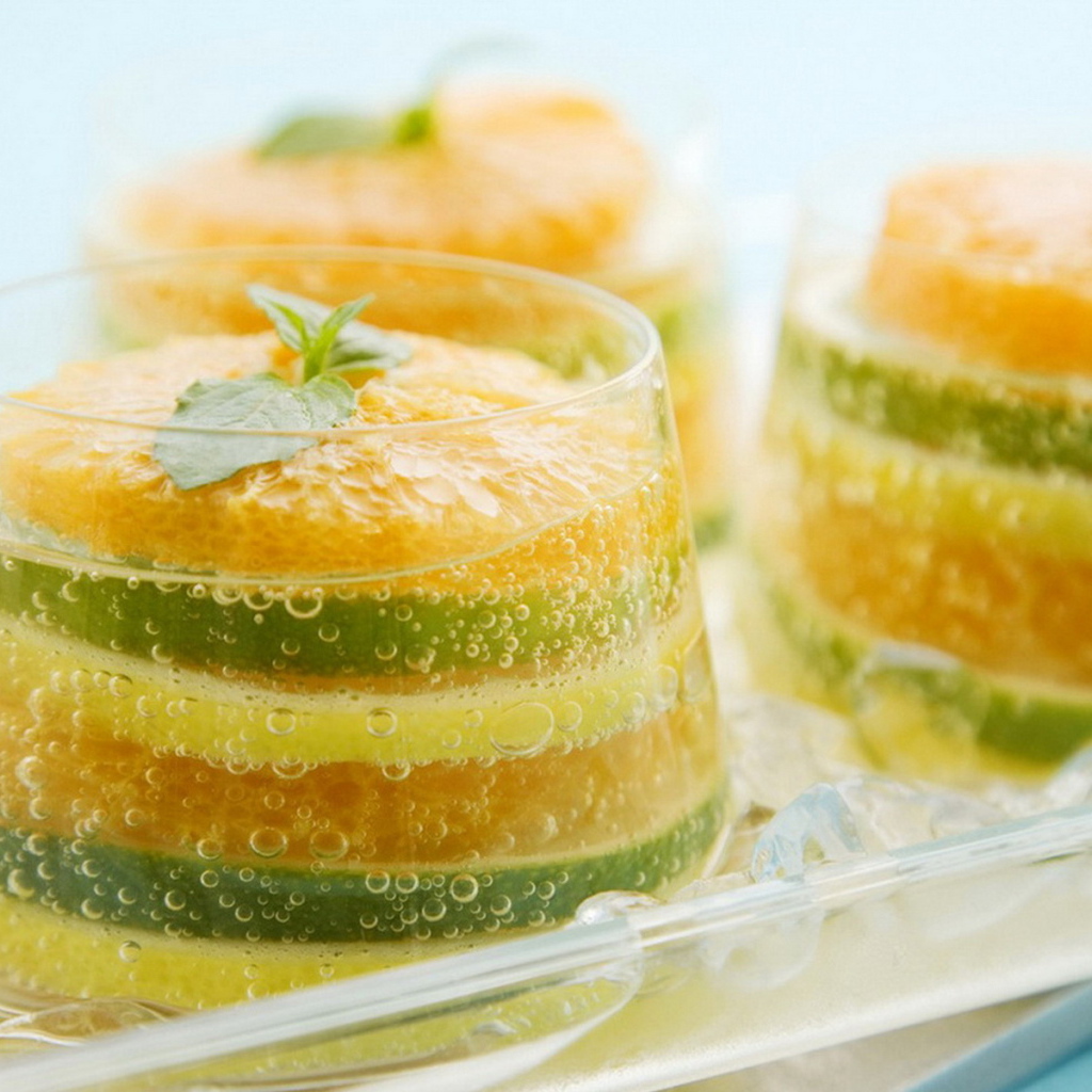 Фрукты в желе