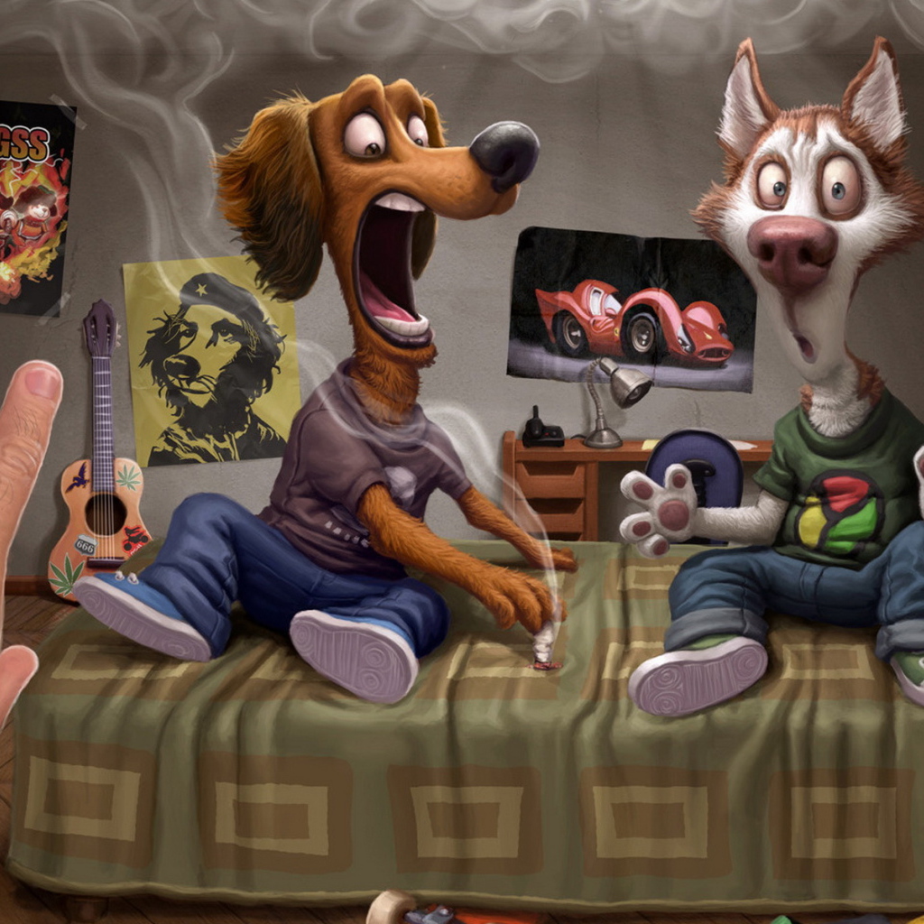 Обкуренные собаки