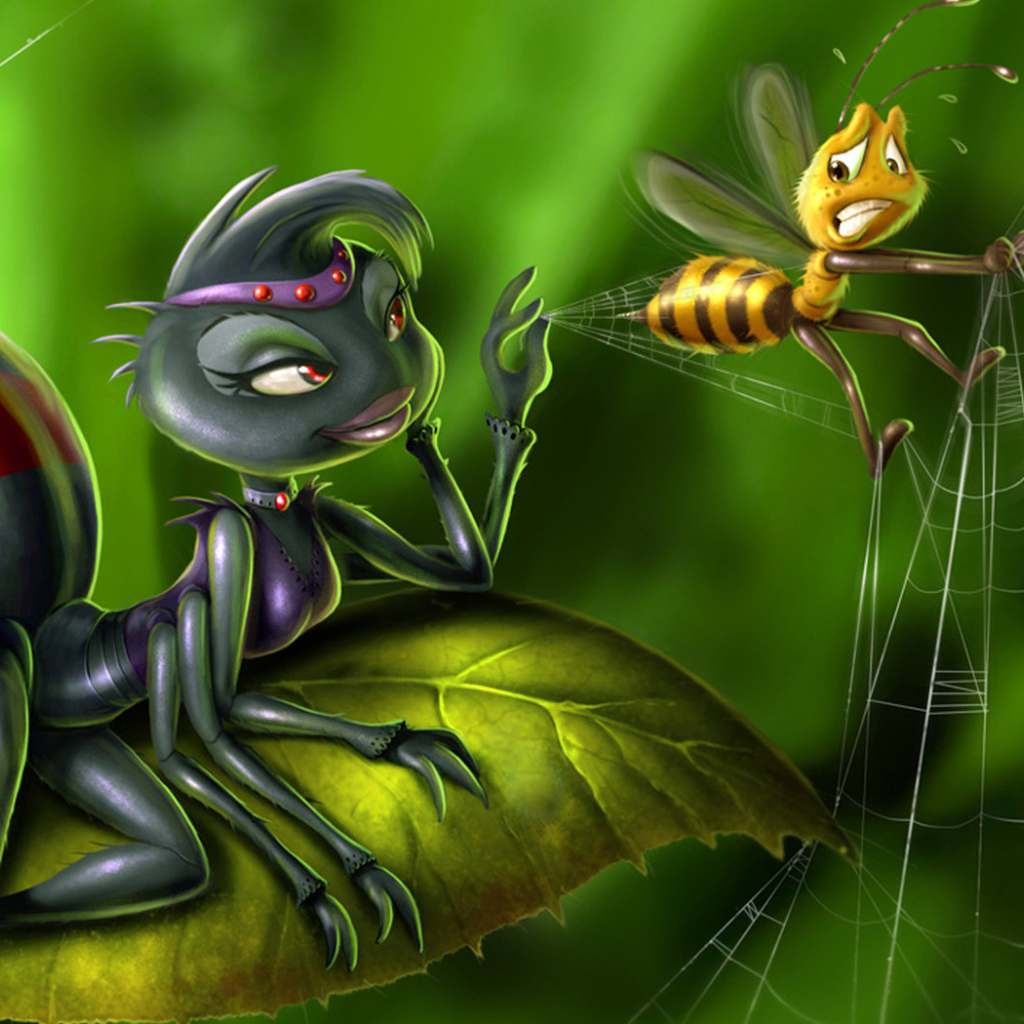 Пойманная пчелка