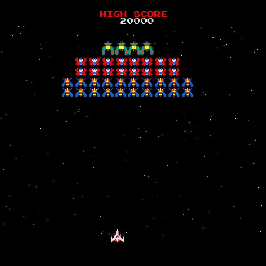 Galaxian Galaga Nintendo Dendy NES