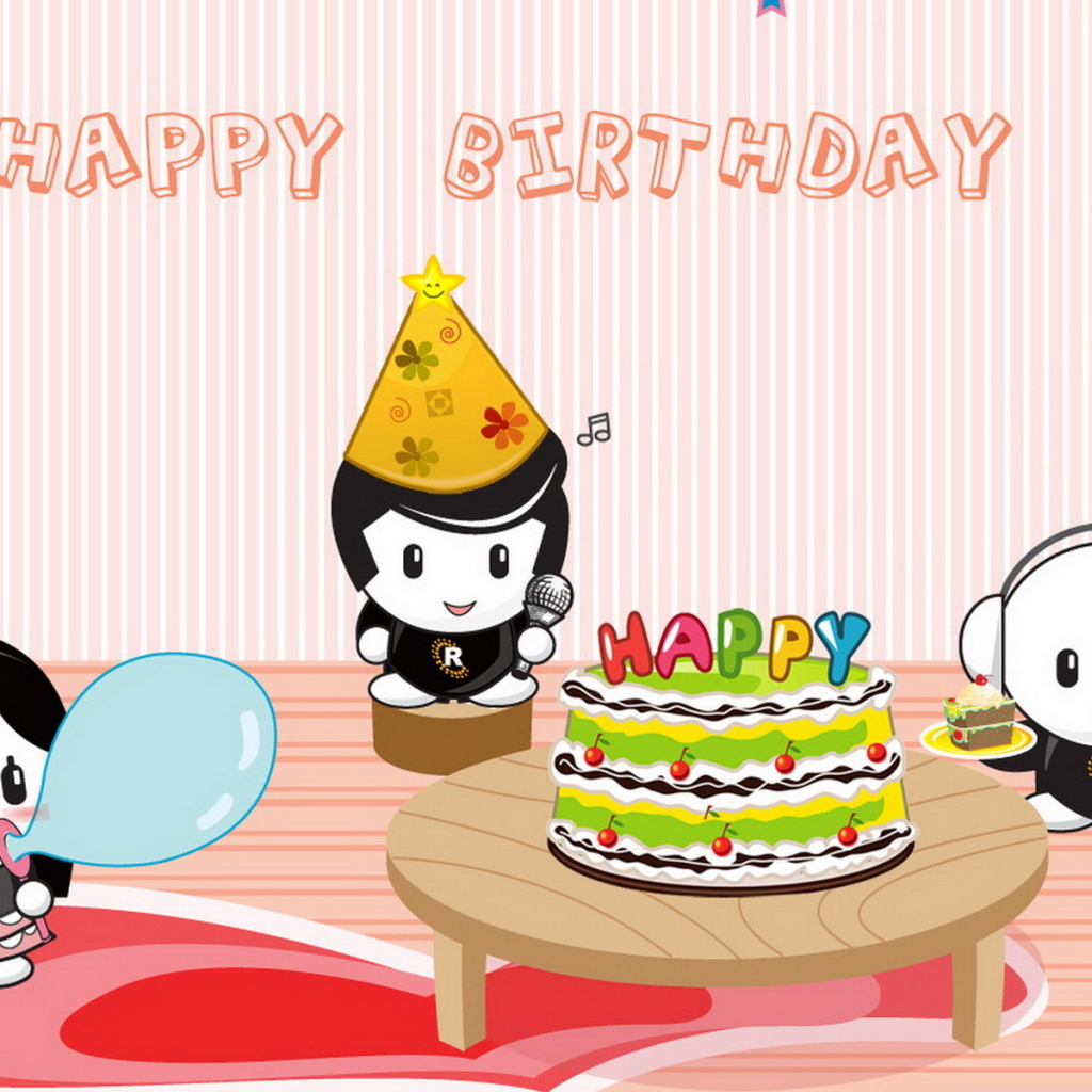 Веселая компания на дне рождения