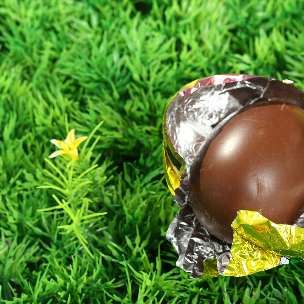 Шоколадное пасхальное яйцо