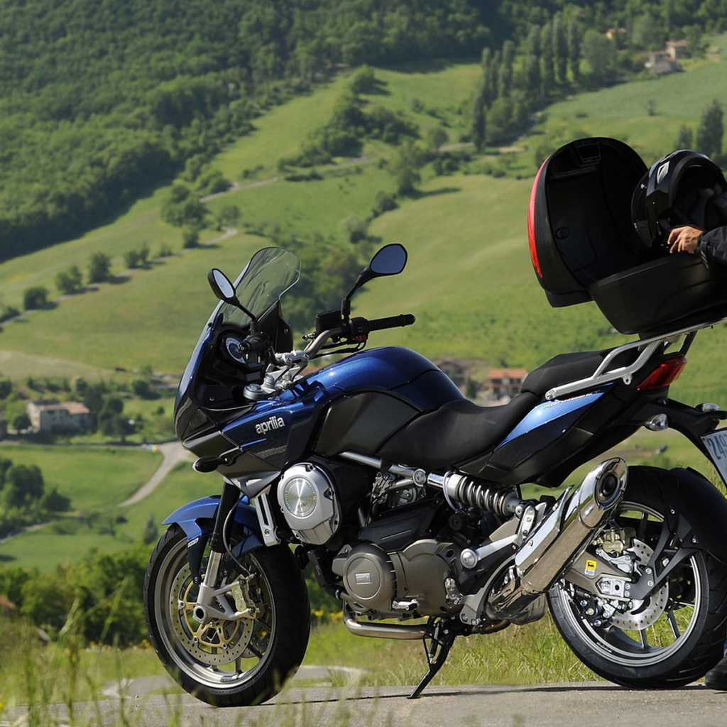 Априлиа НАНА на склоне