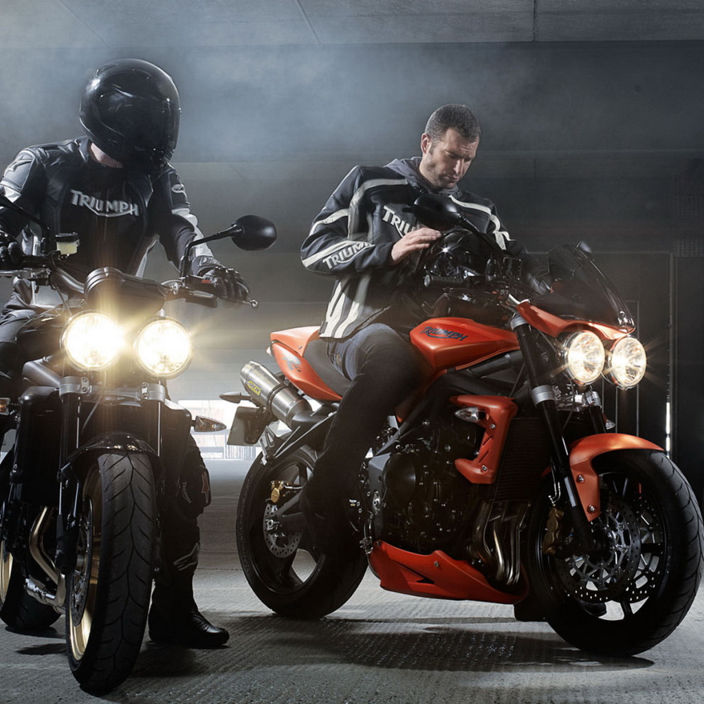 Новый байк Триумф Speed Triple