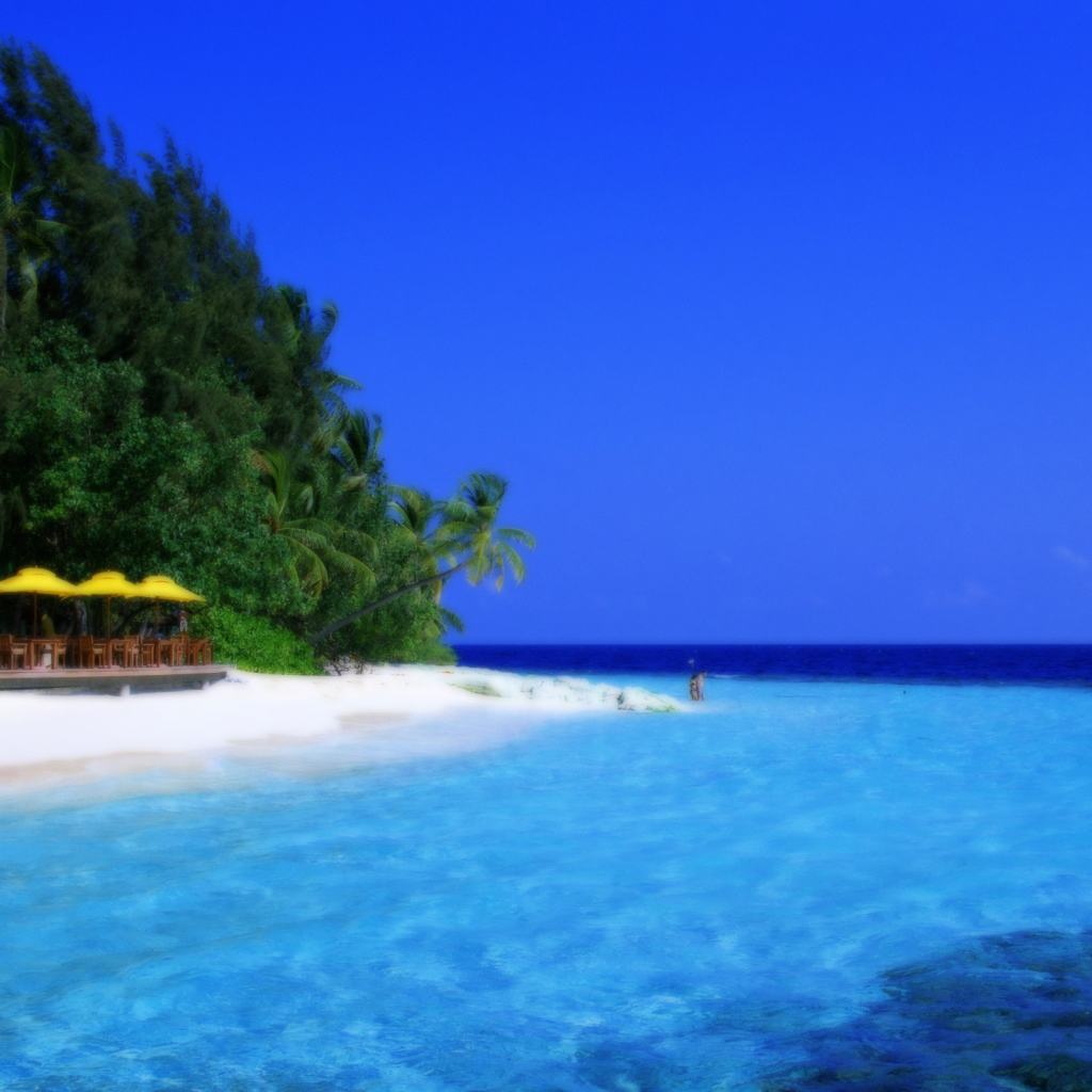 Пляж на острове