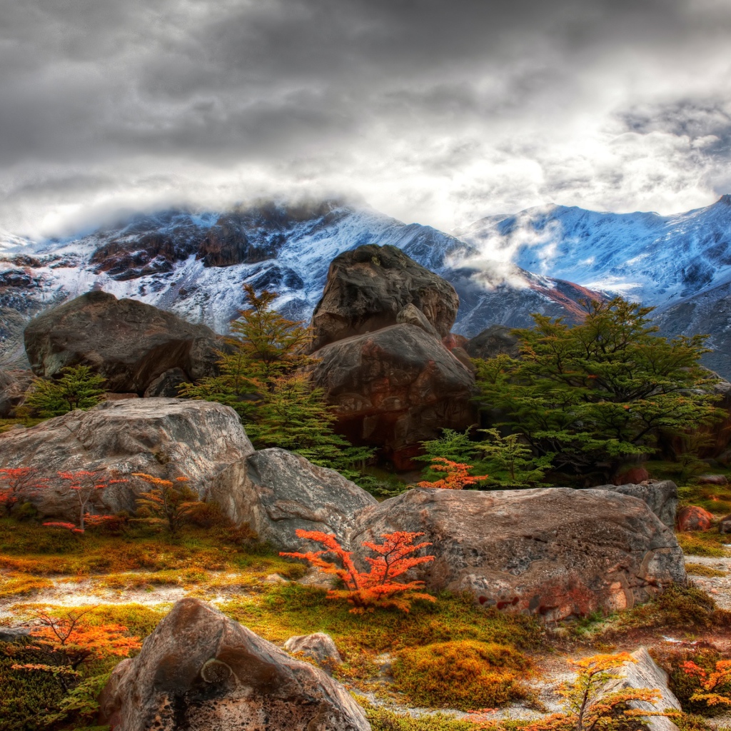 Раннее утро в горах