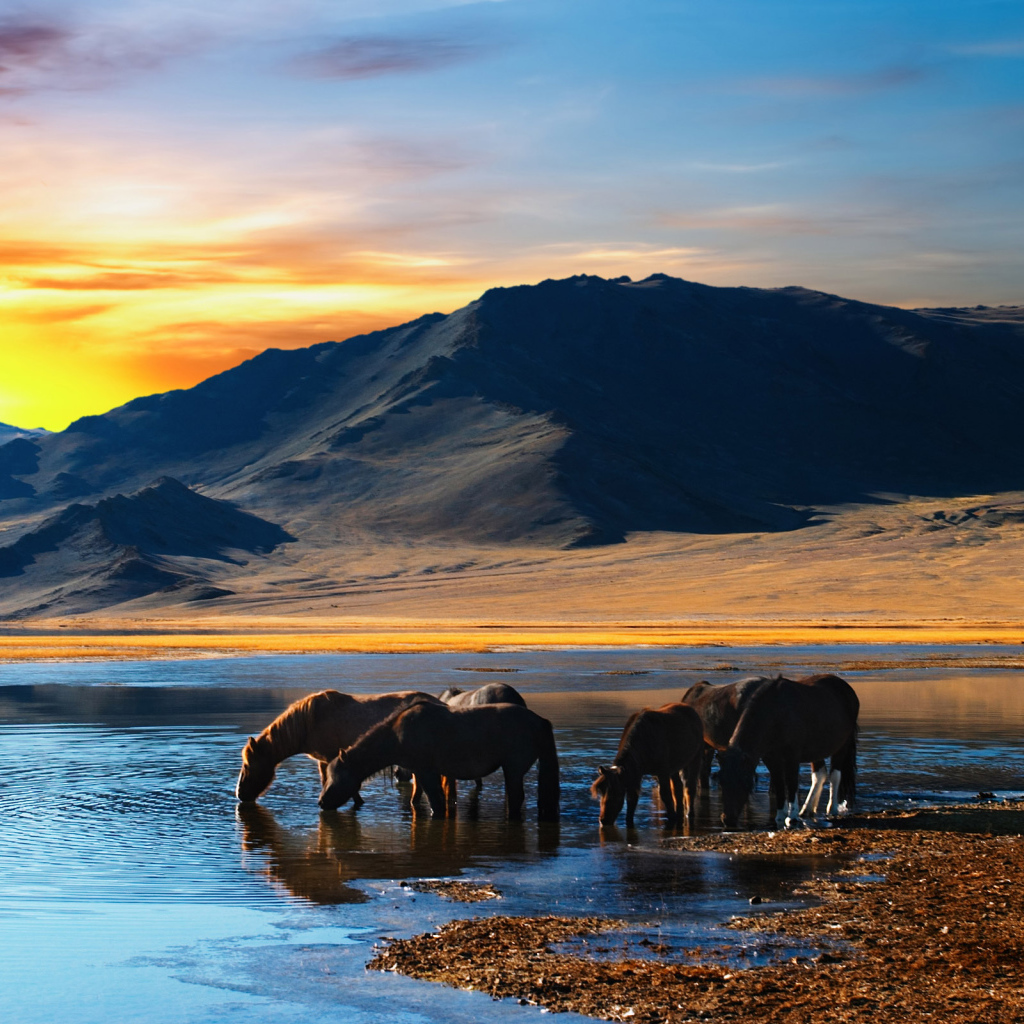 Озеро в горах