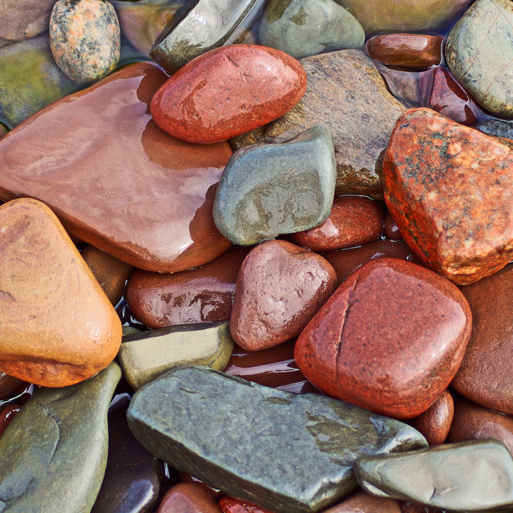 Мокрые камни