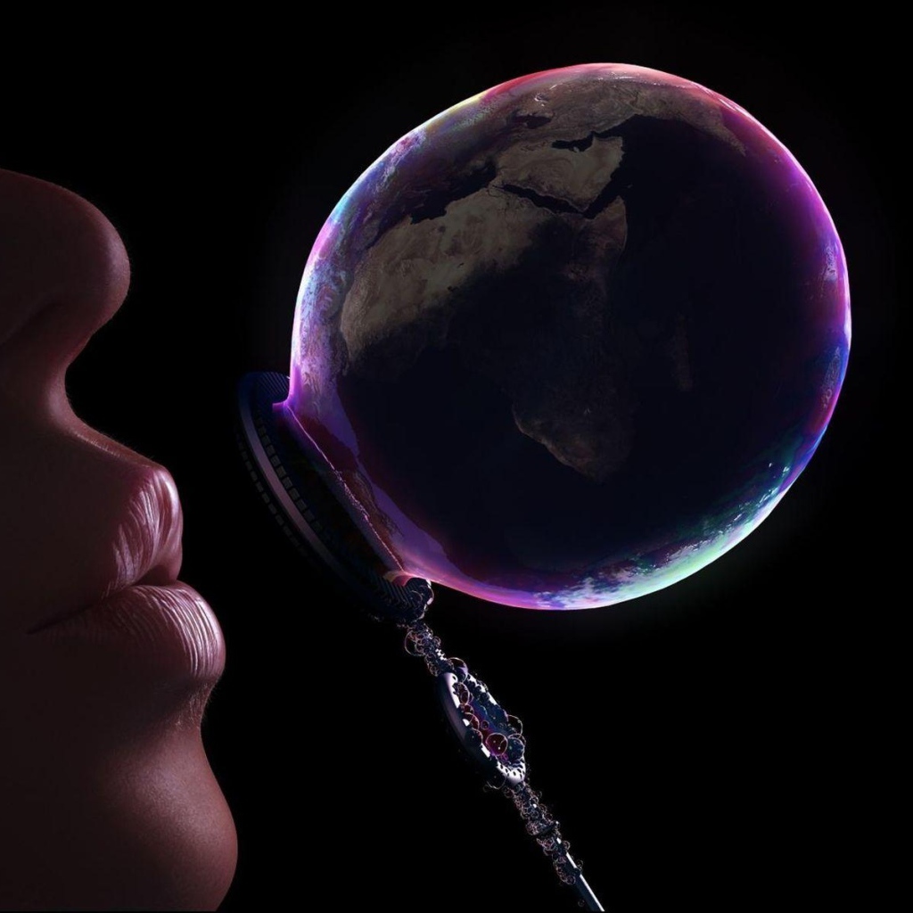 Мыльный пузырь Планета Земля