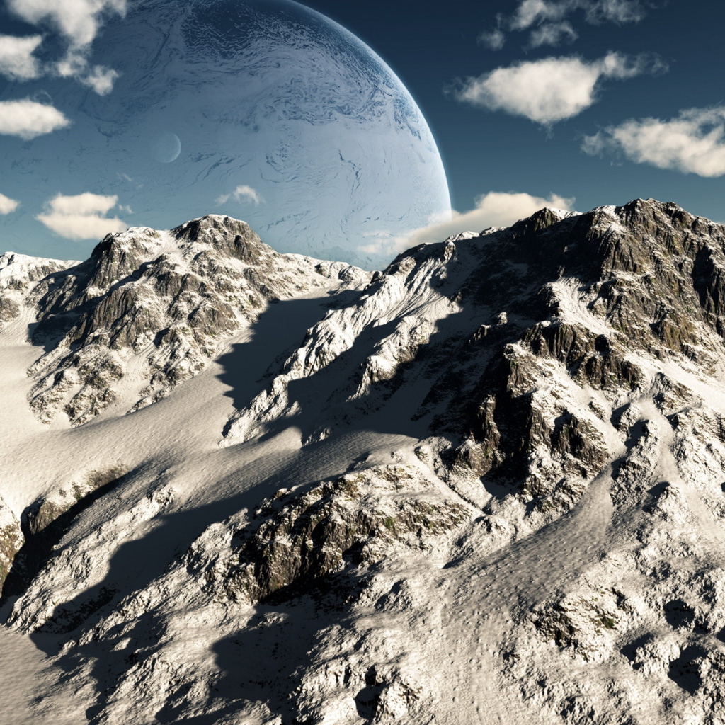 Горы и планета