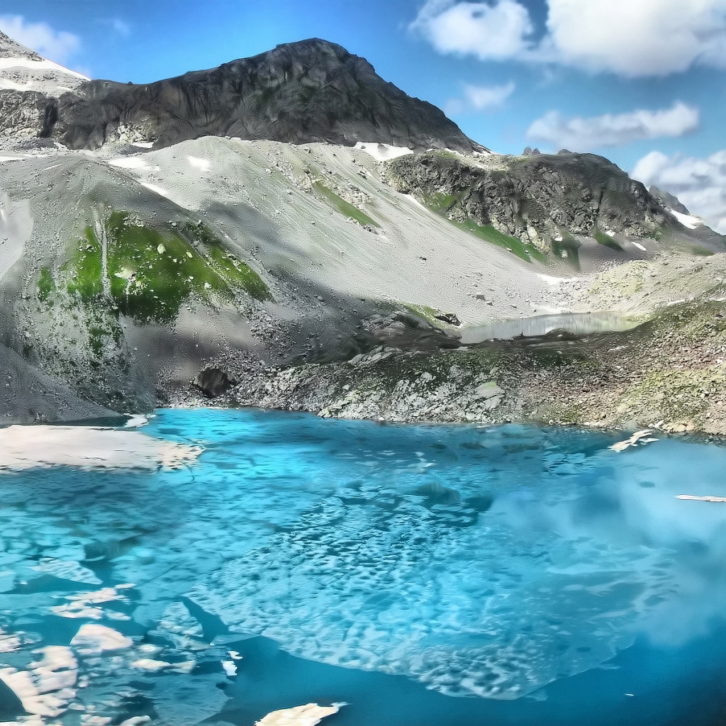 Озеро в горах