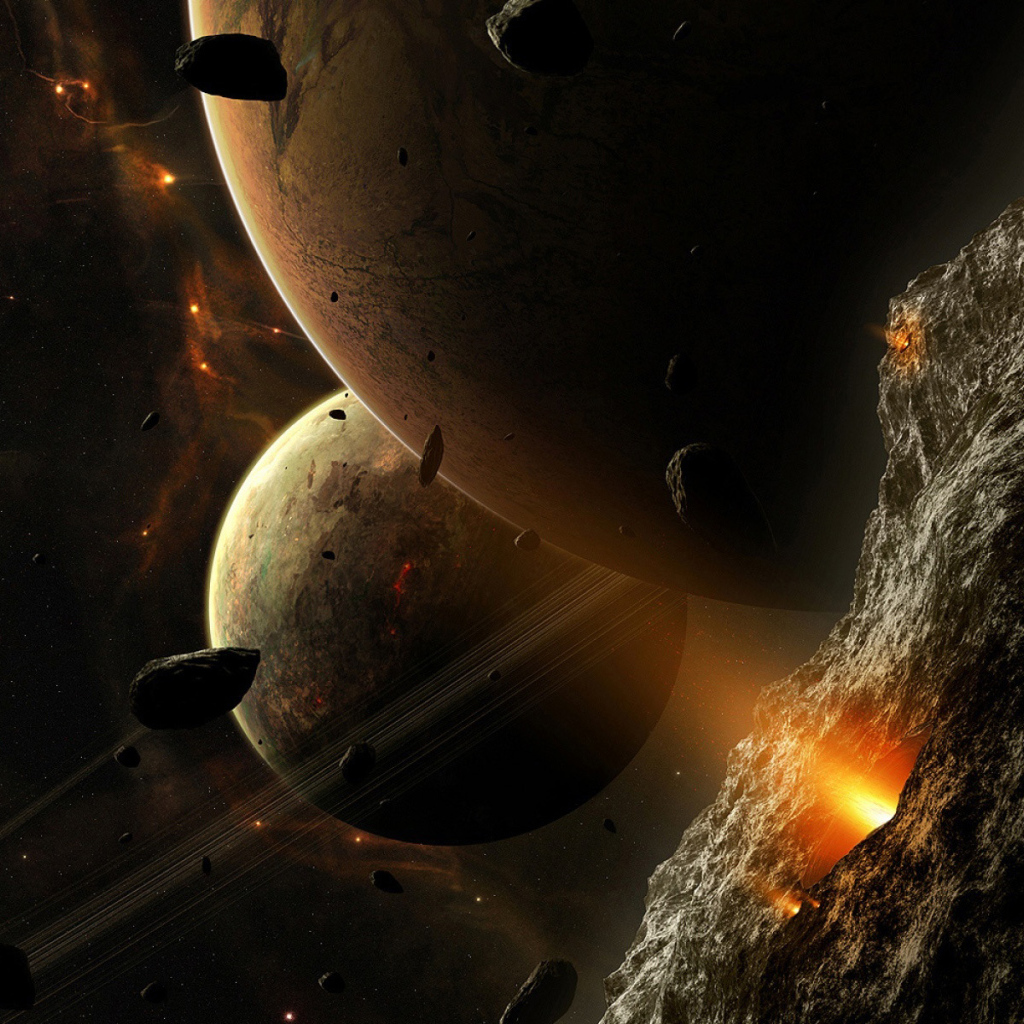 Астероид и планеты