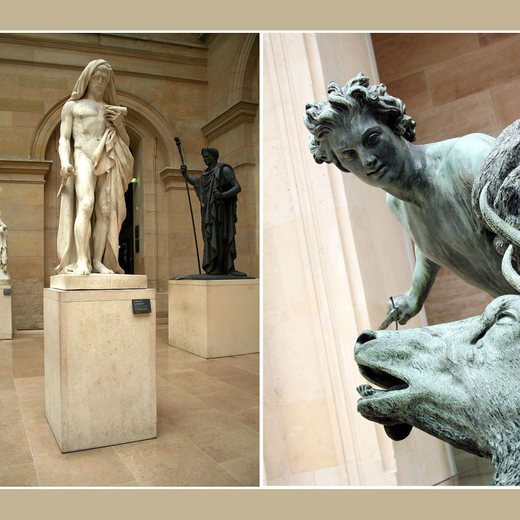 Статуи Лувр
