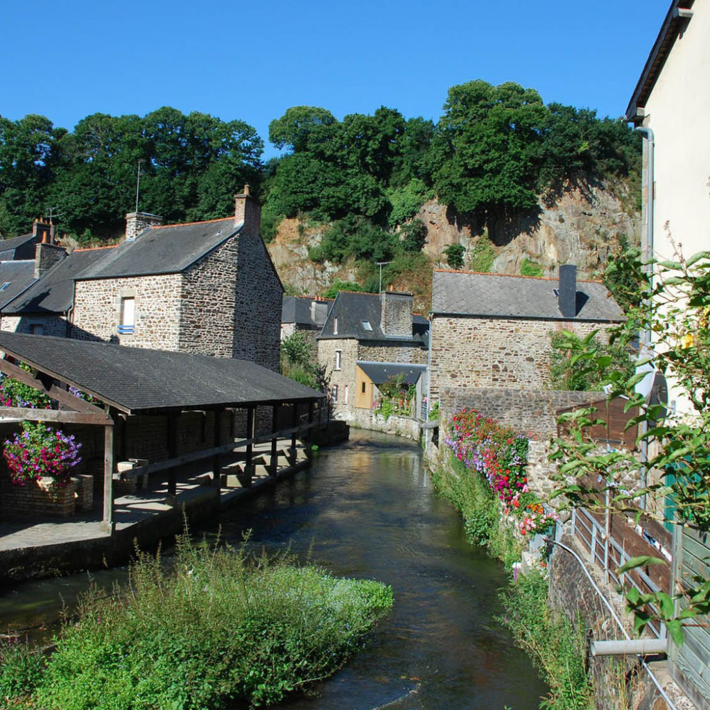 Ручей в деревне