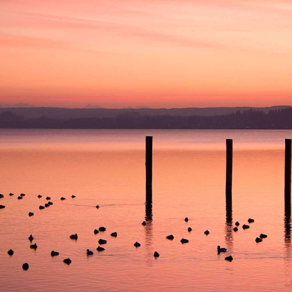 Красный закат