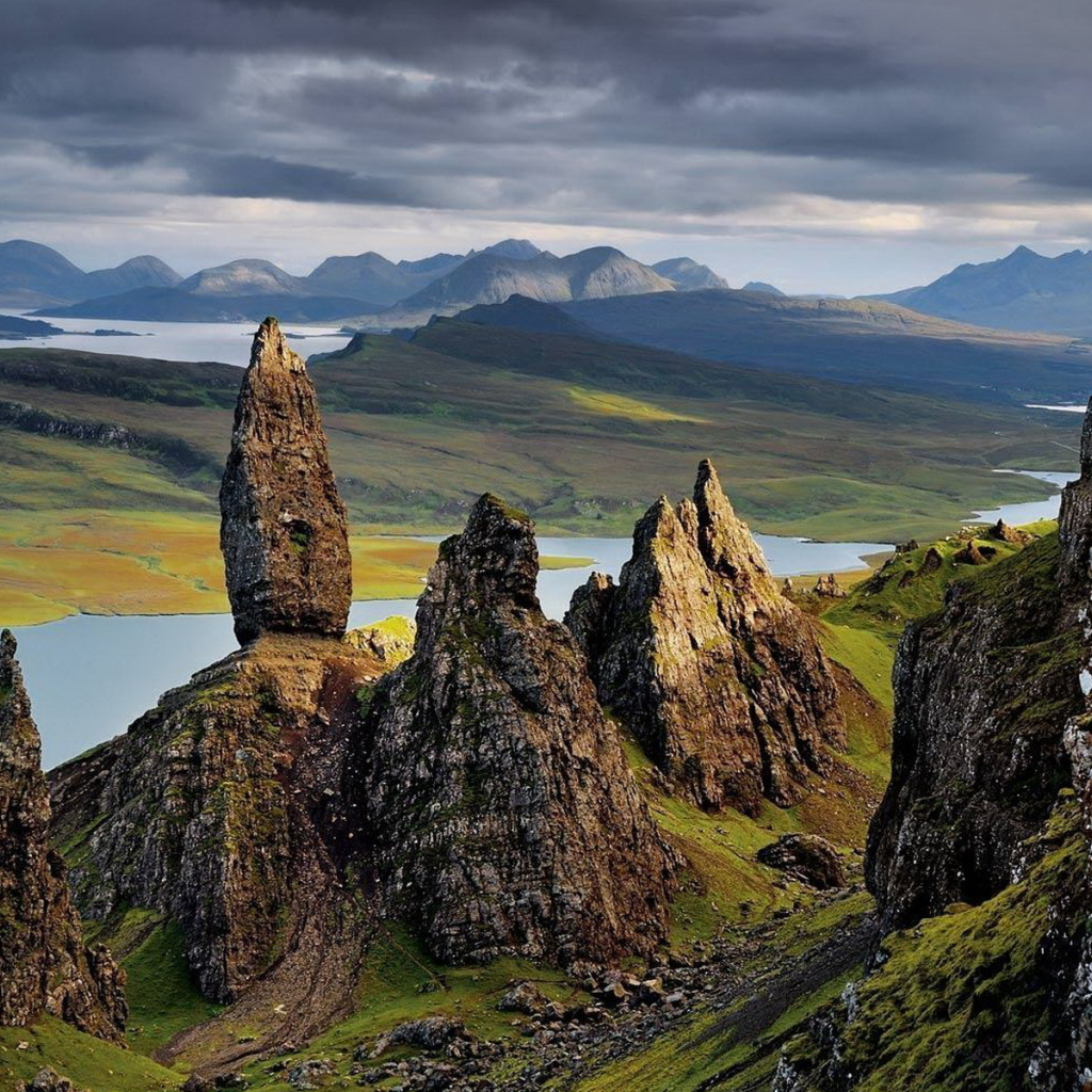 Горы на Гебридском острове