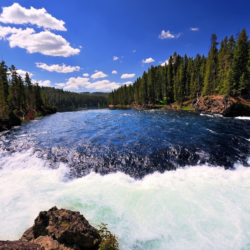 река Йеллоустон, Йеллоустонский национальный парк