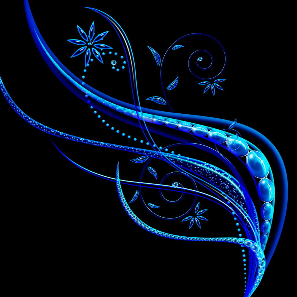 Голубой цветок