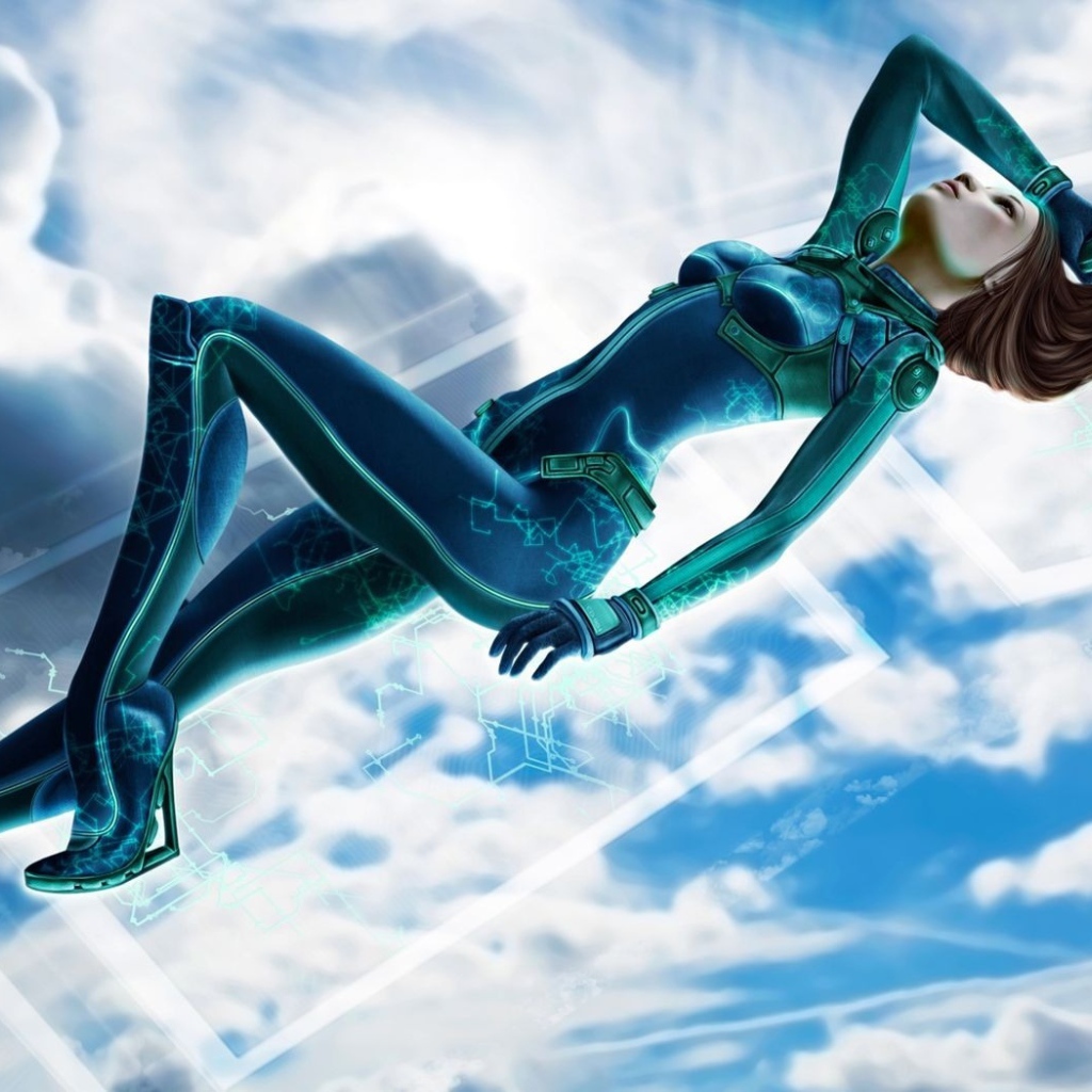 Девушка в облаках