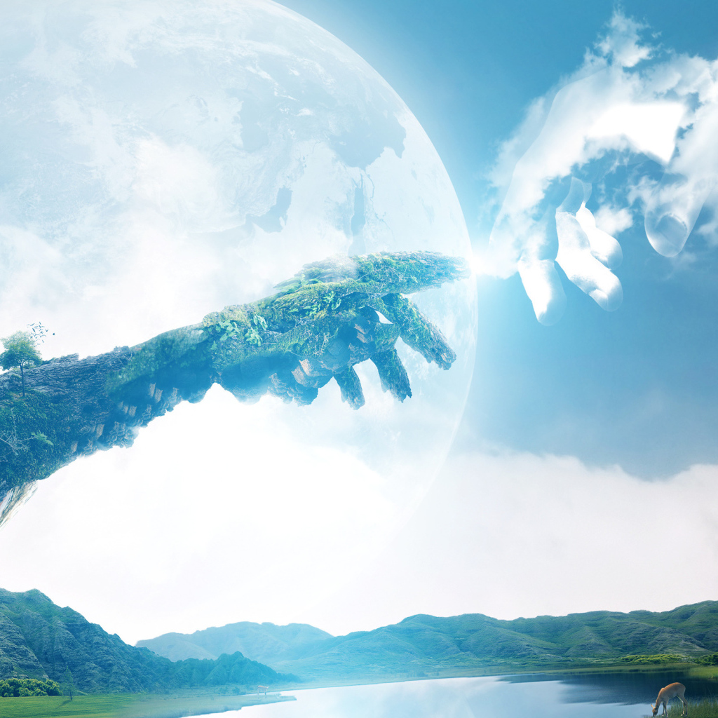 Рукой в небо