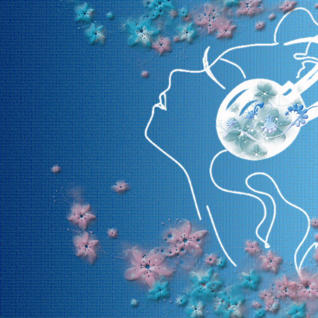 Образ девушки в цветах