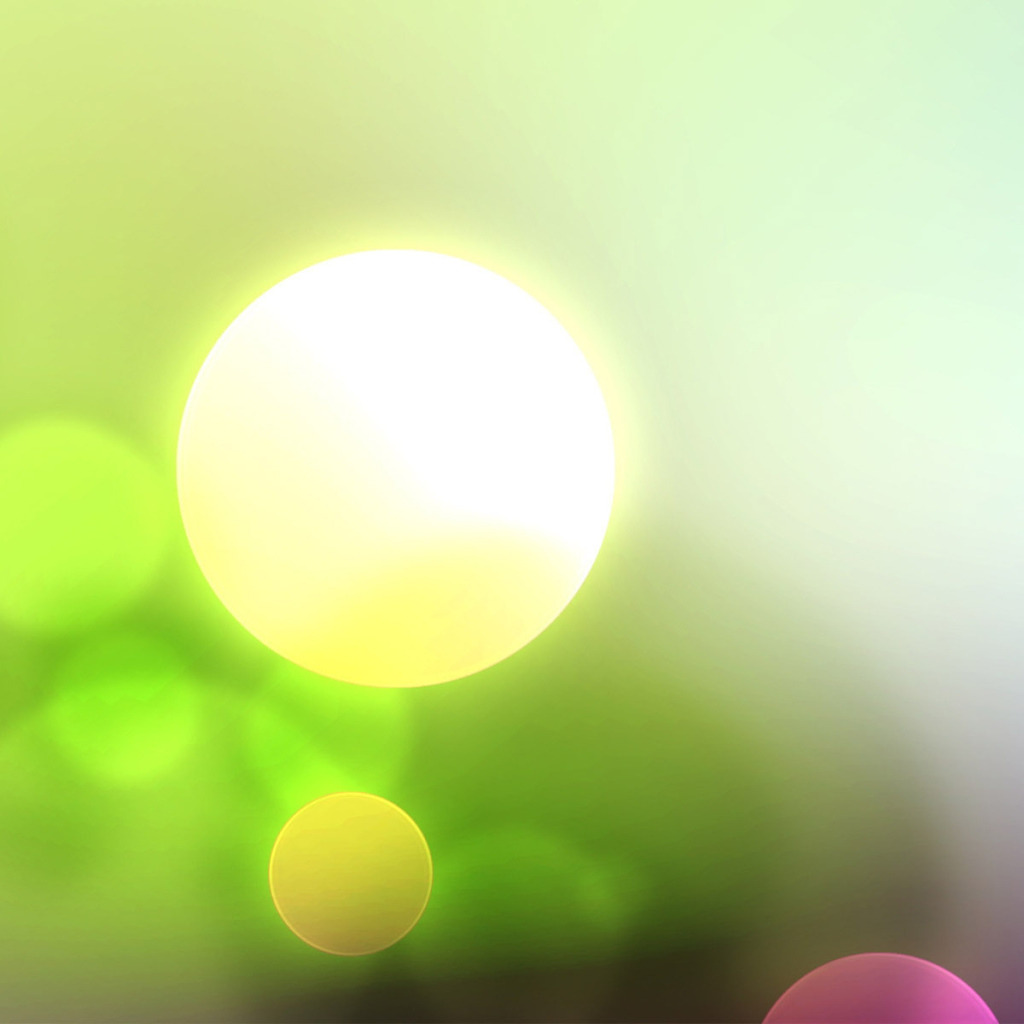 Разноцветные блики