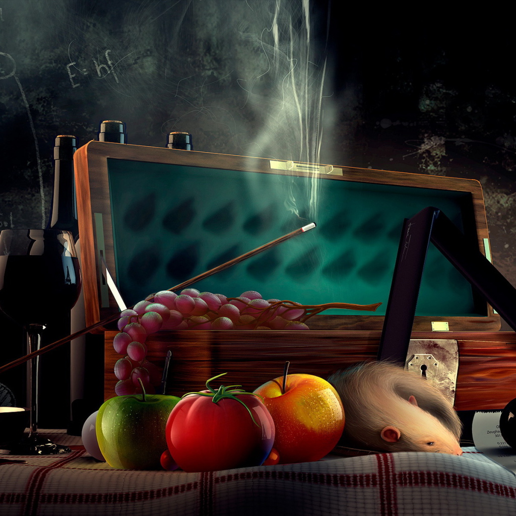 Необычный натюрморд