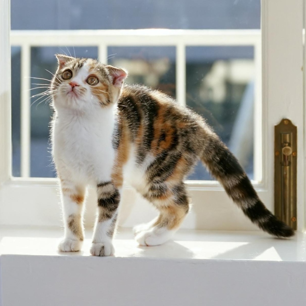 Котенок на окне